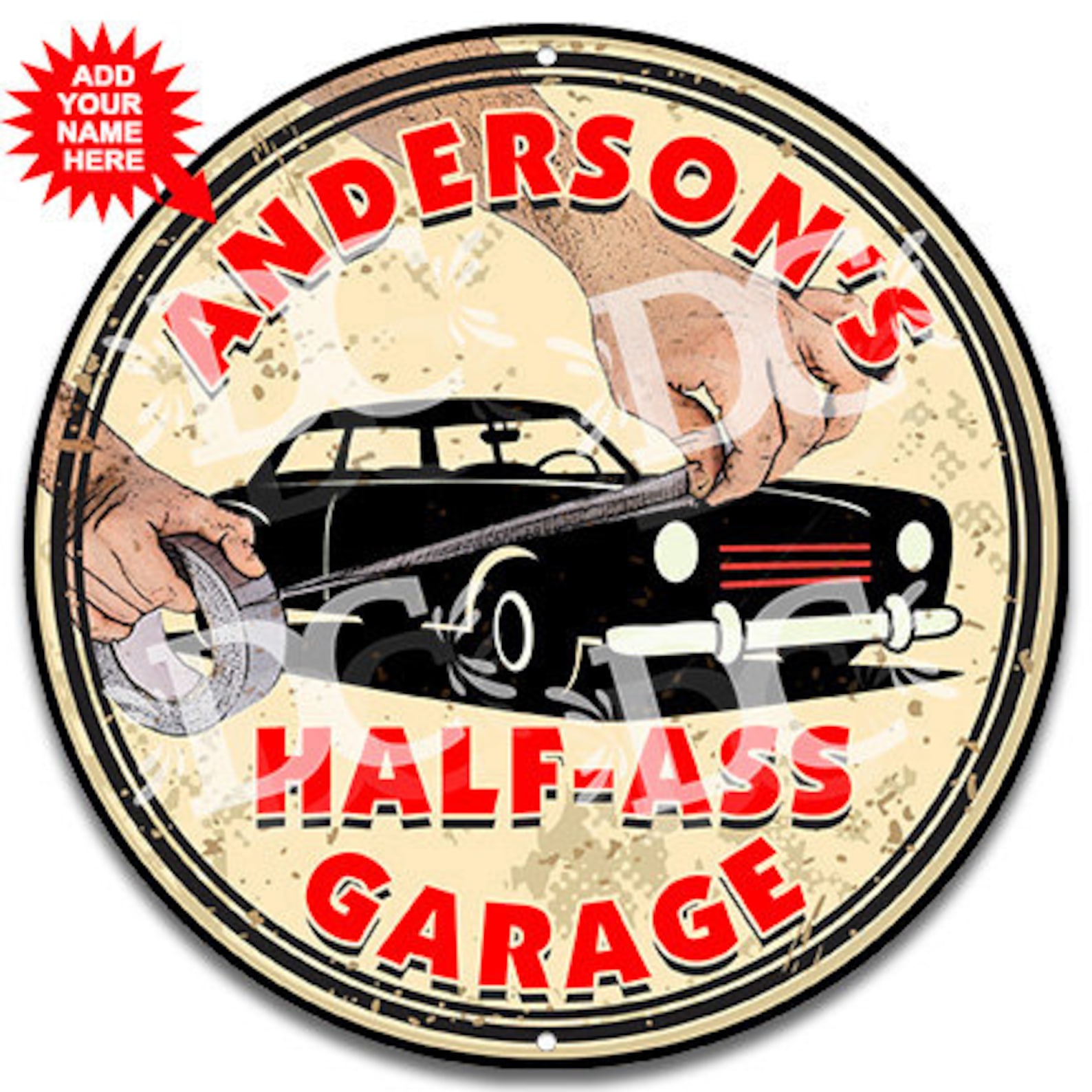 Mechanic Auto Repair Shop Sign Funny Mechanic Signs Engine Etsy