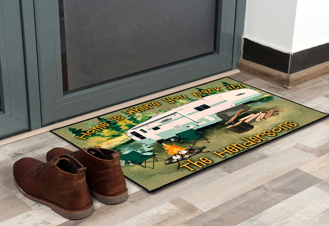 RV Camper Doormat Camping Doormat Camping Doormat Etsy