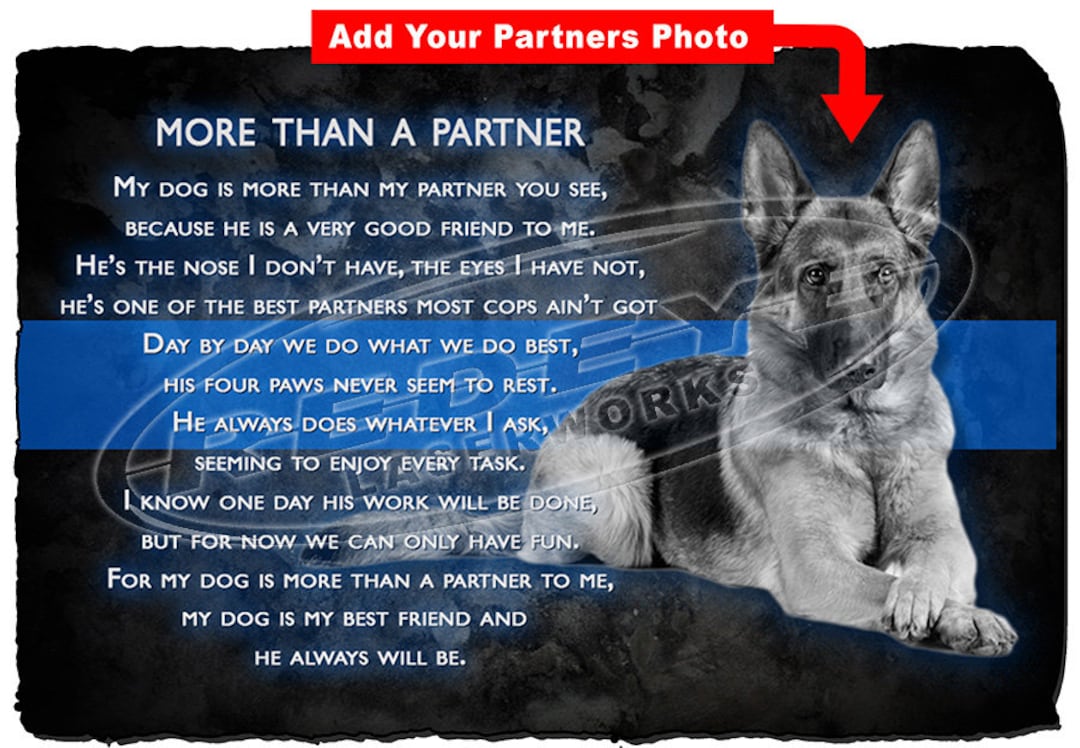 Police k9 memorial gifts 2025