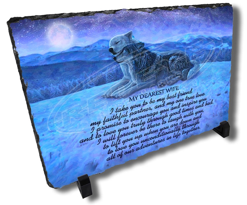 Marriage Plaques Wedding Anniversary Plaques Wedding Anniversary Plaques Wolf Themed Plaques Marriage Poem Plaques