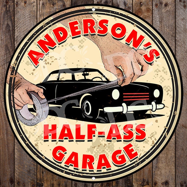 Mechanic Auto Repair Shop Sign Funny Mechanic Signs Engine Etsy