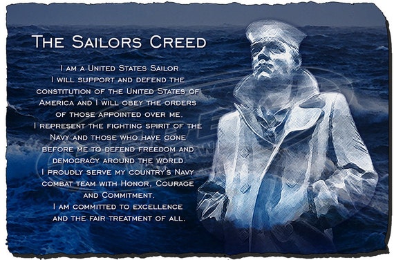 sailors-creed-commemorative-stone-plaque-sailor-creed-etsy