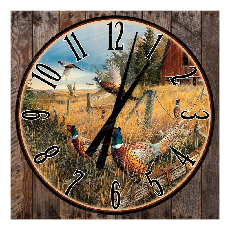 Red Cardinal Bird Clock: Wild Bird Decor - Etsy