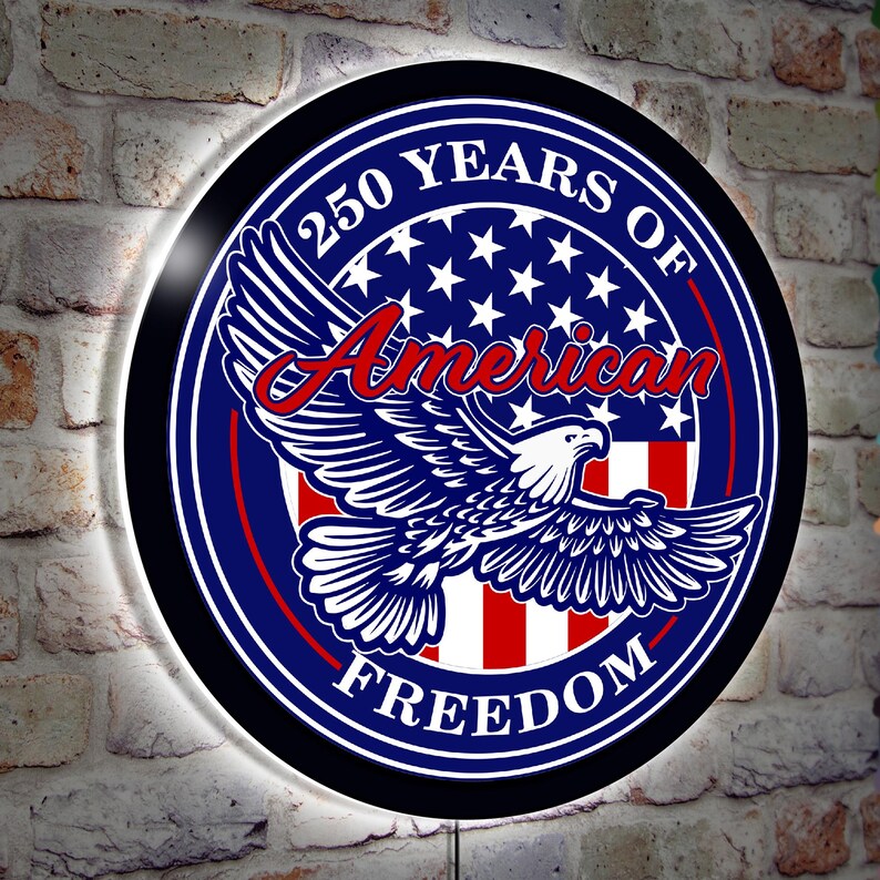 America 250 Anniversary Celebration LED Sign: Semi Quincentennial ...