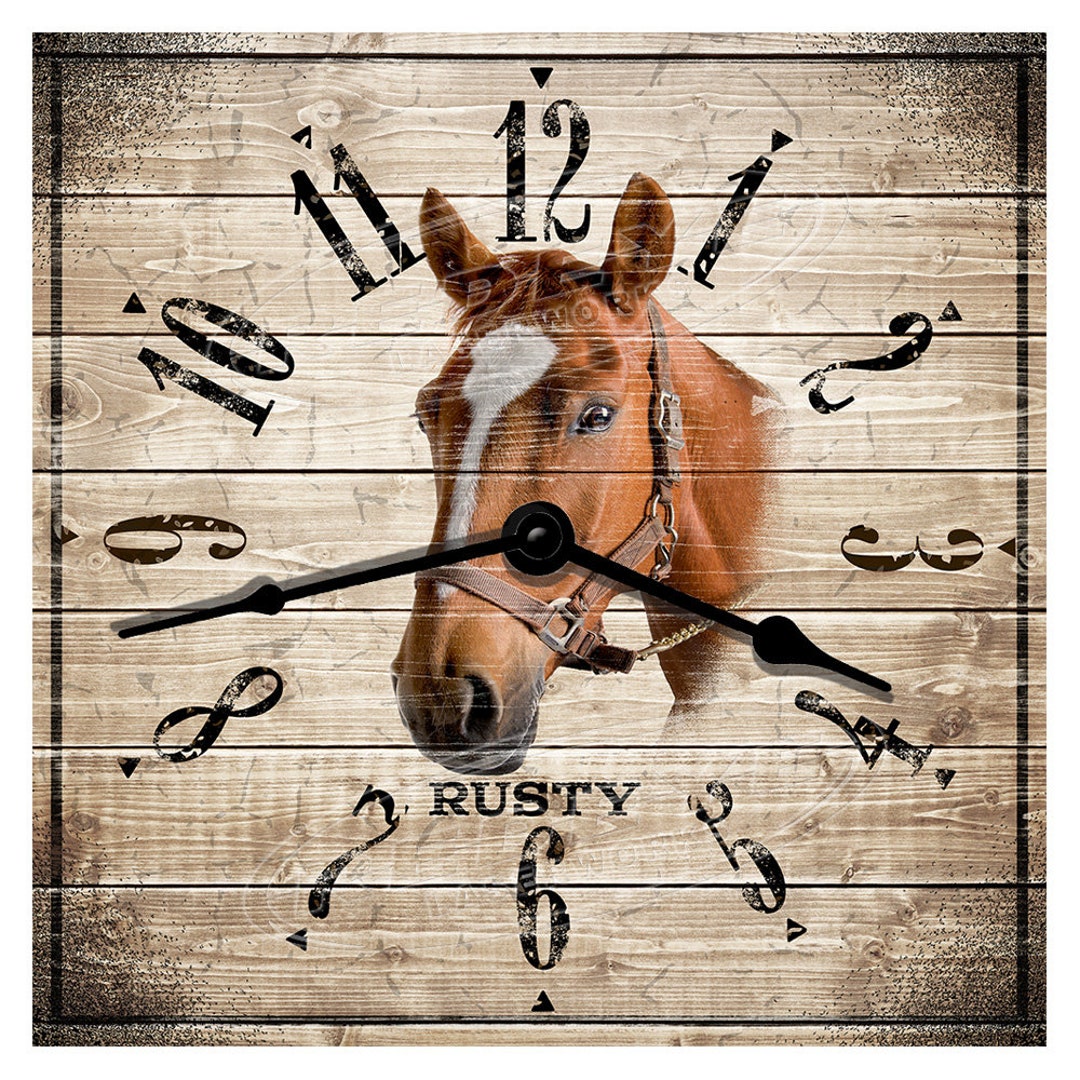 Horse Themed Signs, Horse Clocks, Custom Horse Décor, Custom Pet Signs, Horse Owner Signs, Horse