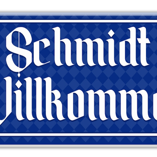 Willkommen Ceramic House Sign, Bavarian Themed House Decor, German House Welcome Sign, Edelweiss House Sign, Bavarian House Address Sign