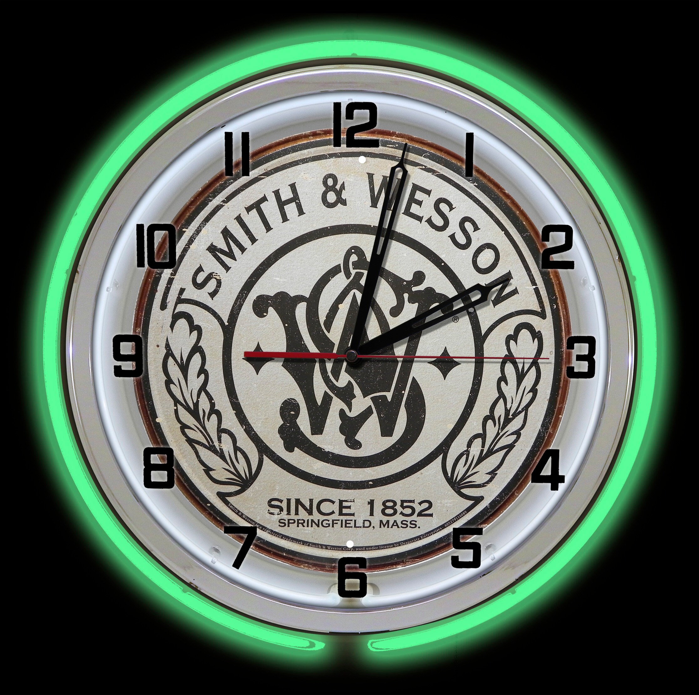 Smith & Wesson 19 Neon Clock Gun Owner Clock Smith and Etsy