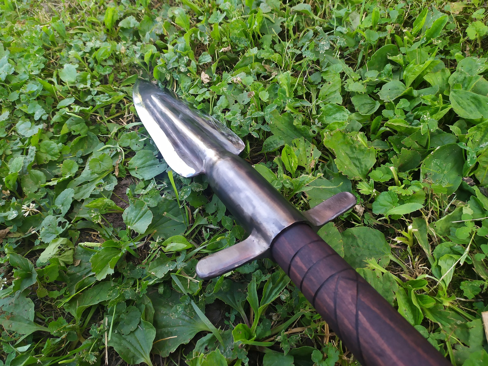 Hunting Spear With Leather Sheath Spear for Hunting Boar Etsy