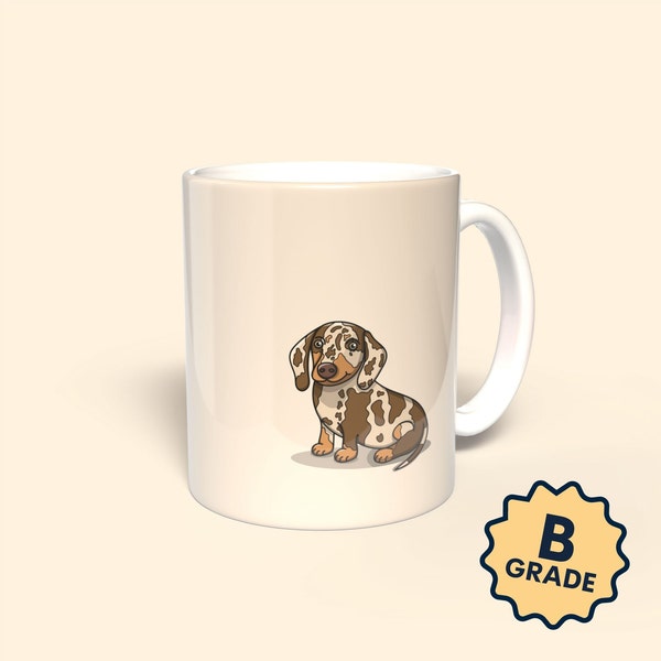 Miniature Dachshund Mug | Brindle | For Friend, Mum, Sister, Auntie, Brother | Animal Present | Sausage Dog | Dachshund Gifts