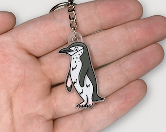 SECONDS Penguin Keyring | Penguin Gifts | Cute Animal Keyring | Kawaii Keyring | Cute Keychain | Gifts For Animal Lovers | Christmas Gifts