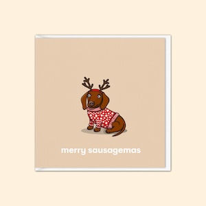 de Noël de teckel de Zazzle.be Liste d'envies Vous avez des idées ? Carte de Noël rouge de chien de <br> Profitez-en ! Carte de Noël de chiens | Carte drôle | Du chien | Propriétaires d'animaux de compagnie