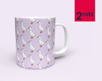 SECONDS Runner Duck Mug | Gifts For Farmers | Christmas Gifts For Mum, Dad, Sister | Indian Runner Duck | Duck Gifts | Cute Mugs