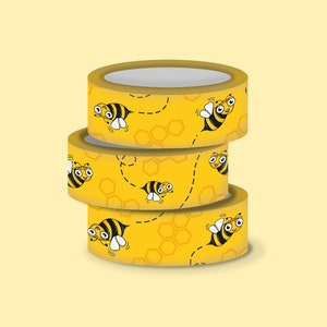 Bee Washi Tape | Washi Tape Set | Bumble Bee Washi Tape Pack | Washi Tape UK | Bullet Journal Accessoires | Notebook & Journal Sticker Tape