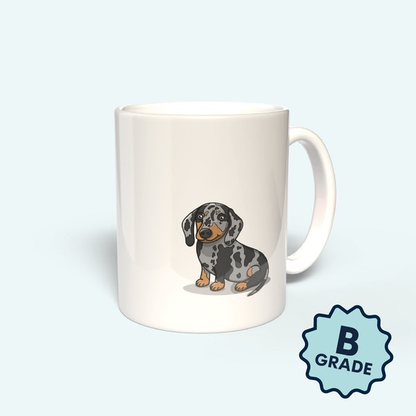 Dachshund Mug | Silver Dapple Dachshund | For Friend, Mum, Sister, Auntie Brother | Dachshund Gifts | Mothers Day Gifts | Sausage Dog