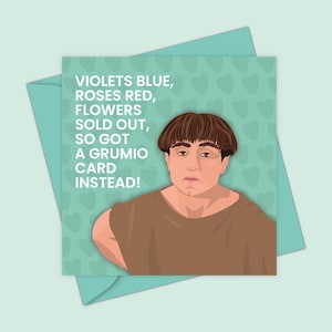Grappige Valentijnsdag kaart voor vriend - Grumio Plebs | Voor vriendin, haar, hem, man, vrouw, beste vriend, Galentine | Geheime bewonderaarkaart