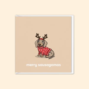 de Noël de teckel de Zazzle.be Liste d'envies Vous avez des idées ? Isabella & Tan pour chien saucisse | Carte de Noël de chiens | Carte drôle | Du chien | Propriétaires d'animaux de compagnie