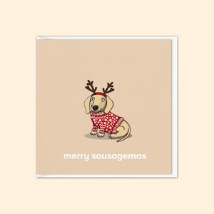 de Noël de teckel de Zazzle.be Liste d'envies Vous avez des idées ? Carte de Noël crème pour chien | Carte de Noël de chiens | Carte drôle | Du chien | Propriétaires d'animaux de compagnie