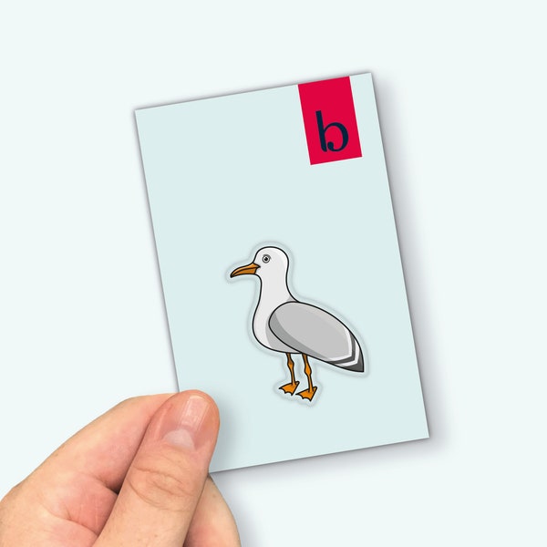 Seagull Pin | Seagull Pin Badge | Fun Push Pins | Cute Pins | Backpack Pin | Jacket Pin | Enamel Pin | Seaside Gifts | Brighton Seagull