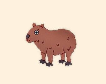 Capybara Shoe Charm | Capybara Shoe Pin | Cute Shoe Pins | Shoe Pins | Capybara Gifts | Capy Gifts | Shoe Clips | Animal Lover Gifts
