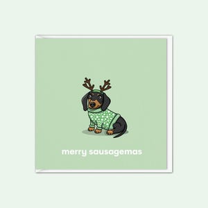 de Noël de teckel de Zazzle.be Liste d'envies Vous avez des idées ? Carte de Noël noire et beige pour chien | Carte de Noël de chiens | Carte drôle | Du chien | Propriétaires d'animaux de compagnie