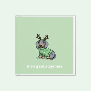 de Noël de teckel de Zazzle.be Liste d'envies Vous avez des idées ? Carte de Noël bleue et beige pour chien | Carte de Noël de chiens | Carte drôle | Du chien | Propriétaires d'animaux de compagnie