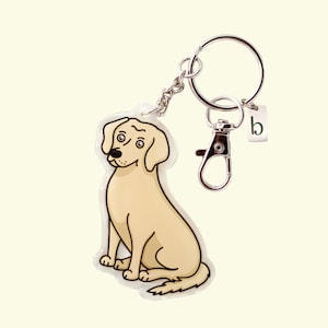 Labrador Keyring | Yellow Lab Keychain | Gifts for Lab Owners | Cream Lab | White Lab | Dog Keychains | New Home Keys | First Car Keys