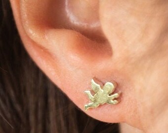 Angel stud earrings, angel studs