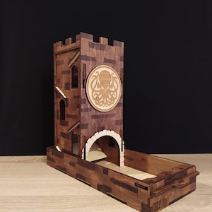 Dice tower, Dungeons&Dragons, Dice tray, Dice roller, DnD, Dice Thrower, Folding tower, Dice accessories, Role Playing Games, Boardgame
