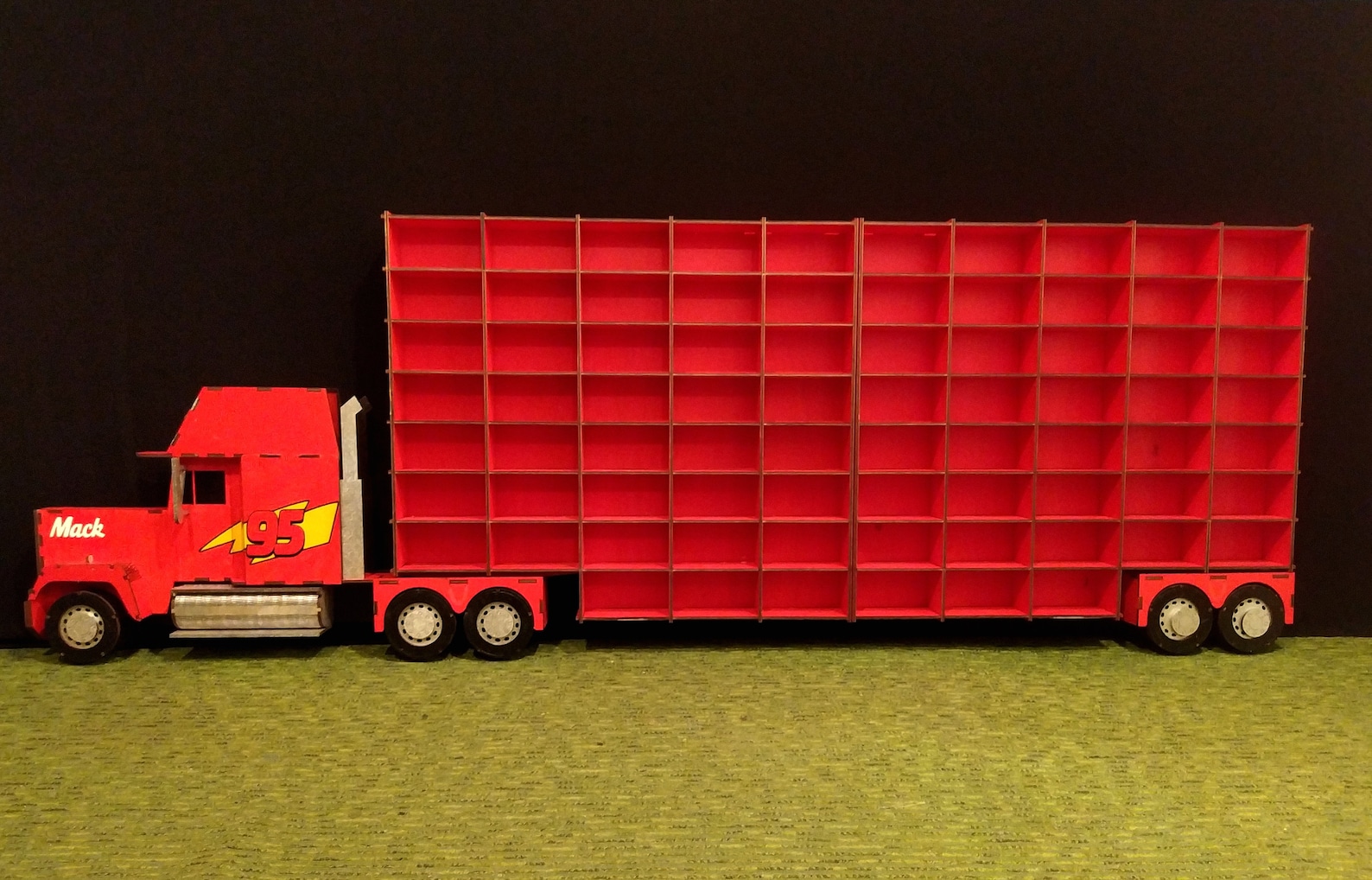 Mack Truck Shelf Toy Cars Organizer Diecast Models Display Etsy