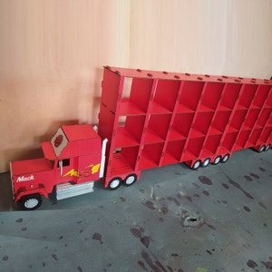 Kid's Mack Shoe Rack, Almacenamiento de Choe de dibujos animados, Organizador de zapatos divertido para niños pequeños, Estante de zapatos para niños, Un estante para zapatos de niños