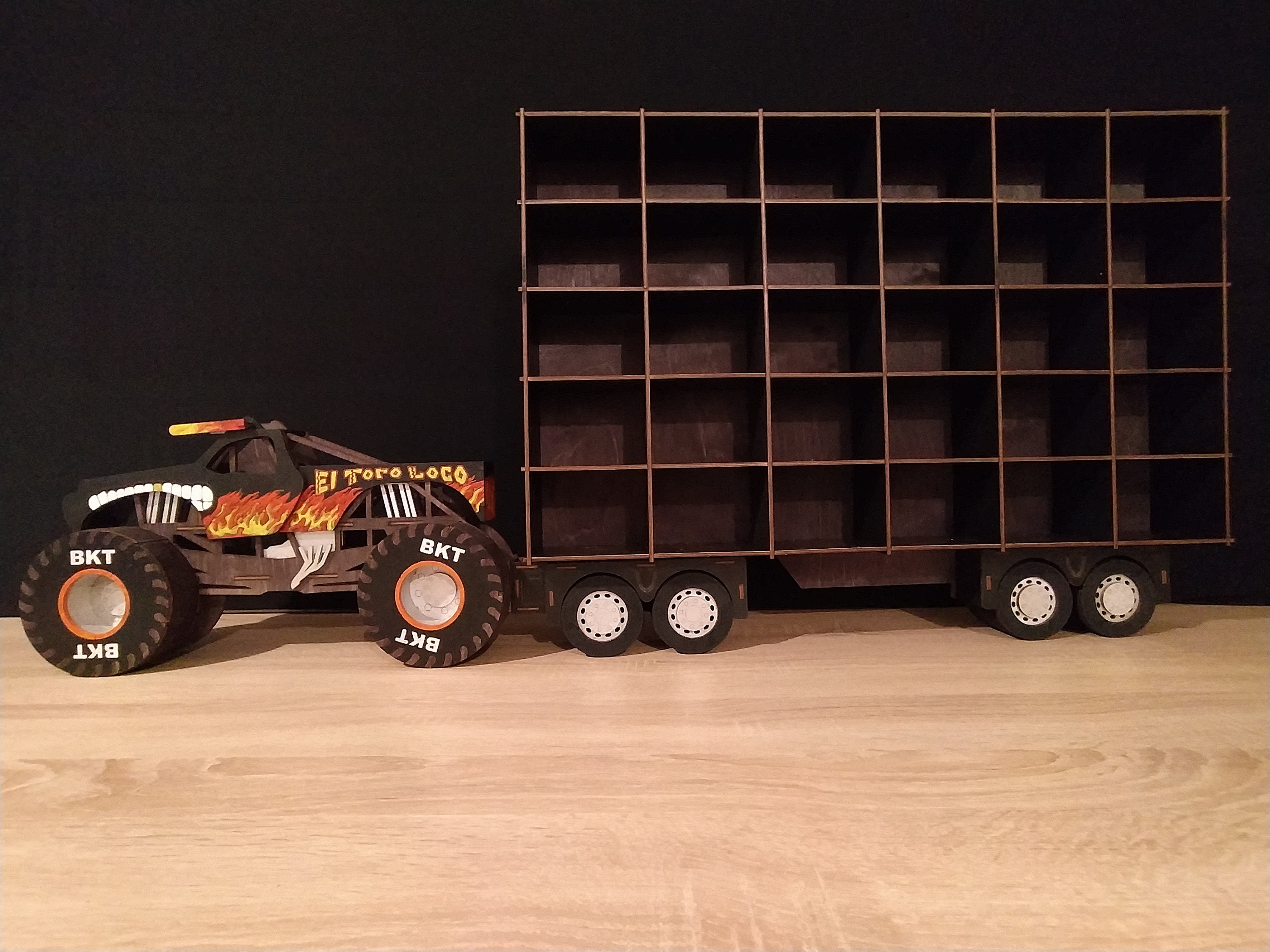 Monster Truck Shelf Organizer for Monster Truck Scale Models Etsy
