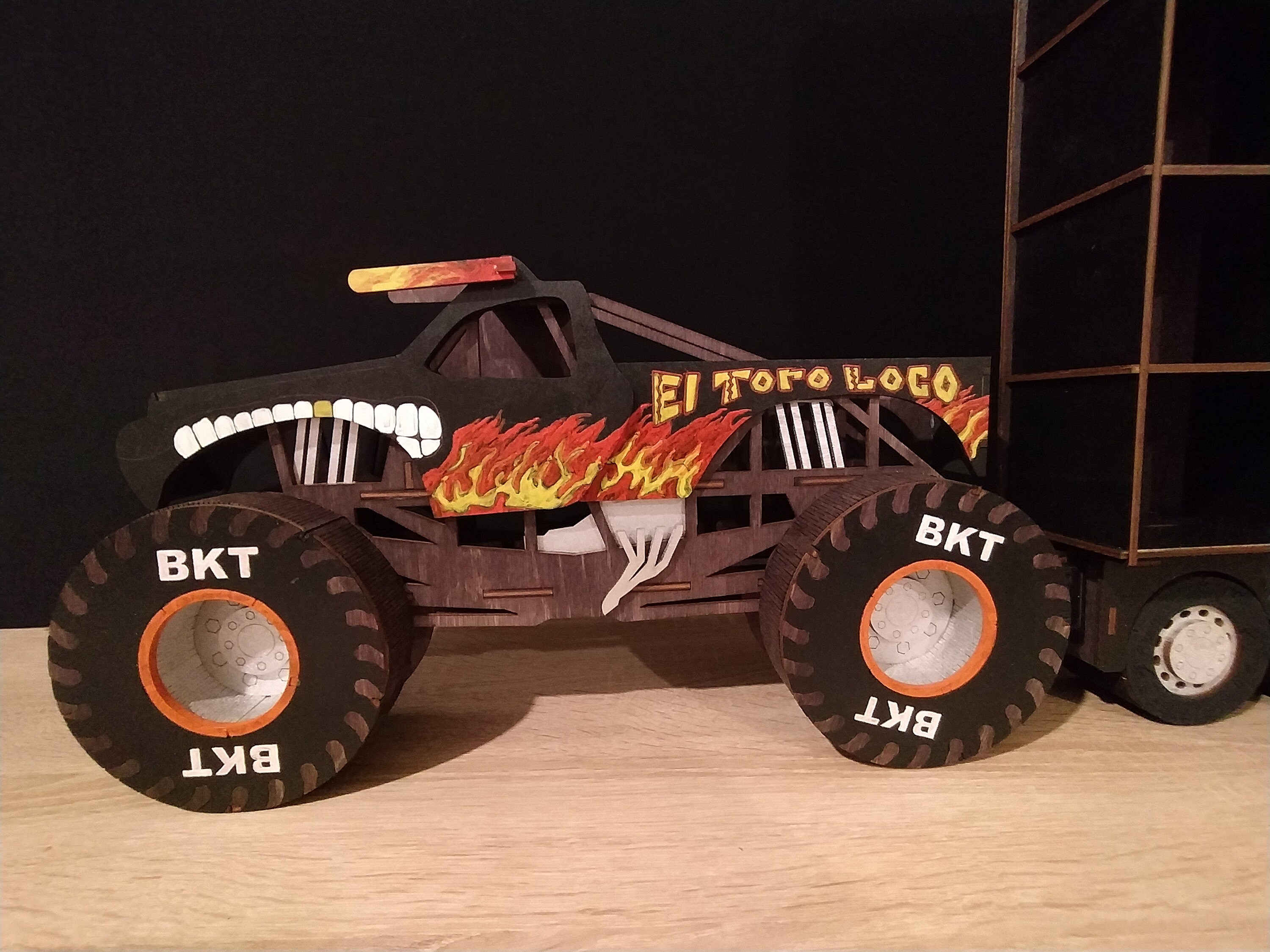 Monster Truck Shelf Organizer for Monster Truck Scale Models Etsy