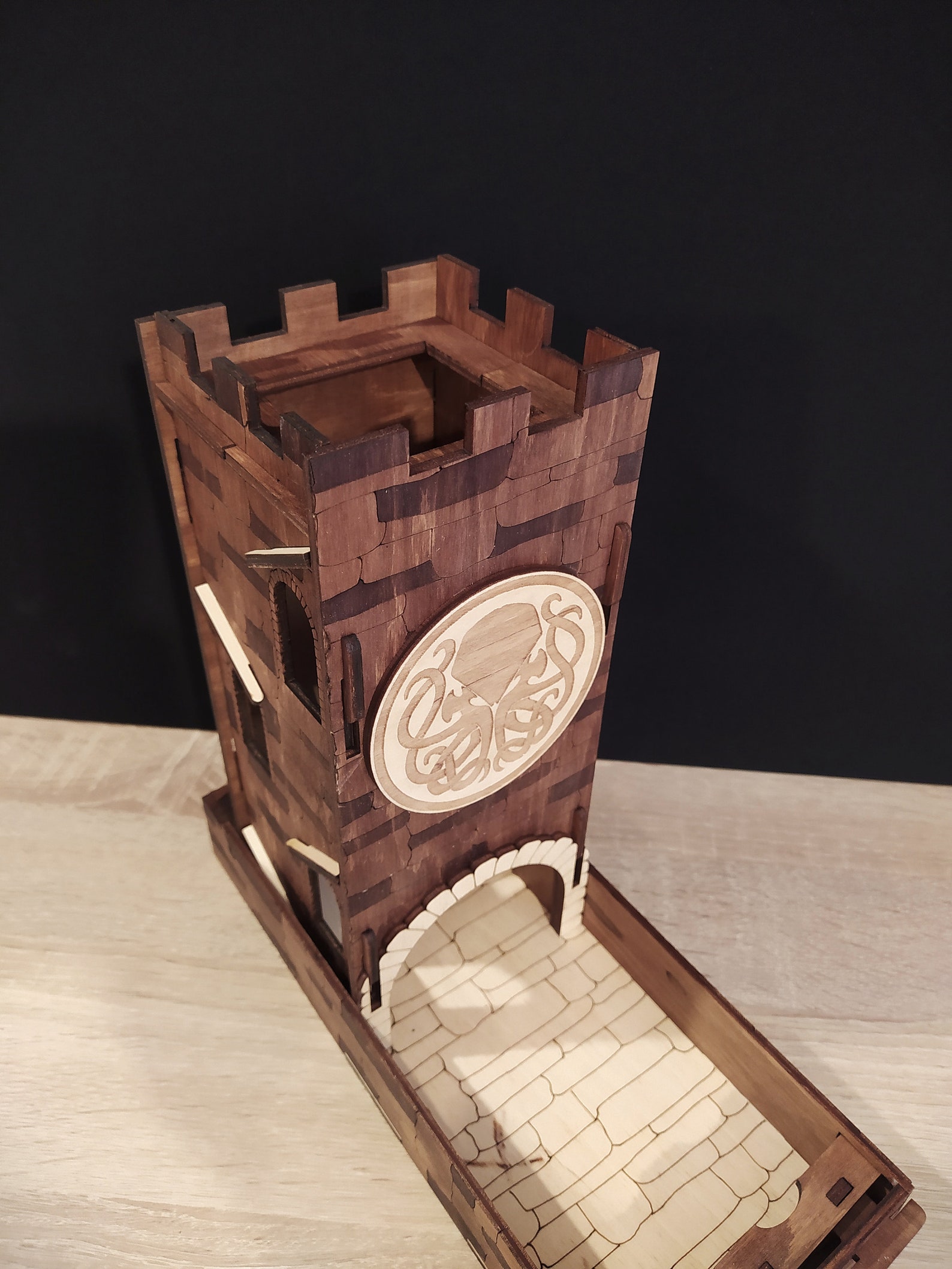 Dice tower Dungeons&Dragons Dice tray Dice roller DnD Etsy