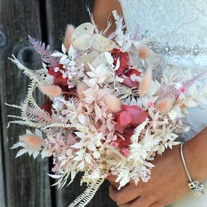 Buquê de noiva com flores secas / buquê de casamento / buquê para cartório / buquê