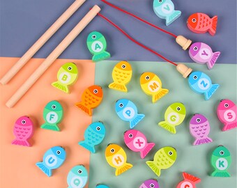 magnetic fishing toy set