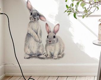 Rabbit Wallpaper Etsy Rabbit Wallpaper Etsy