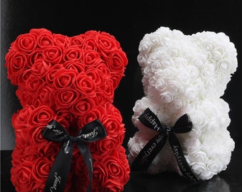 valentine's day special rose bear