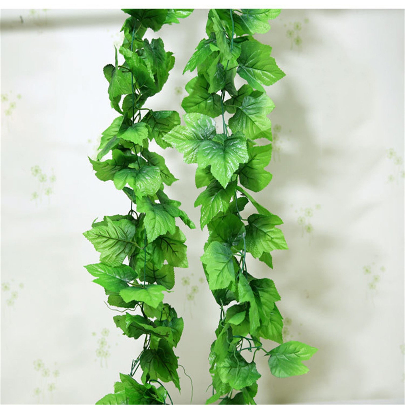 2.4M Artificial Ivy green Leaf Garland Plants Vine Fake Etsy