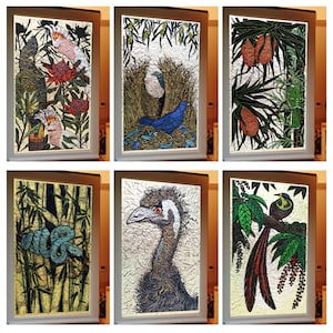 Stained Glass Window Film 3D Frosted Privacy Static Cling Door Stickers Reptile Birds Custom Size For Bathroom Office Home Decor
