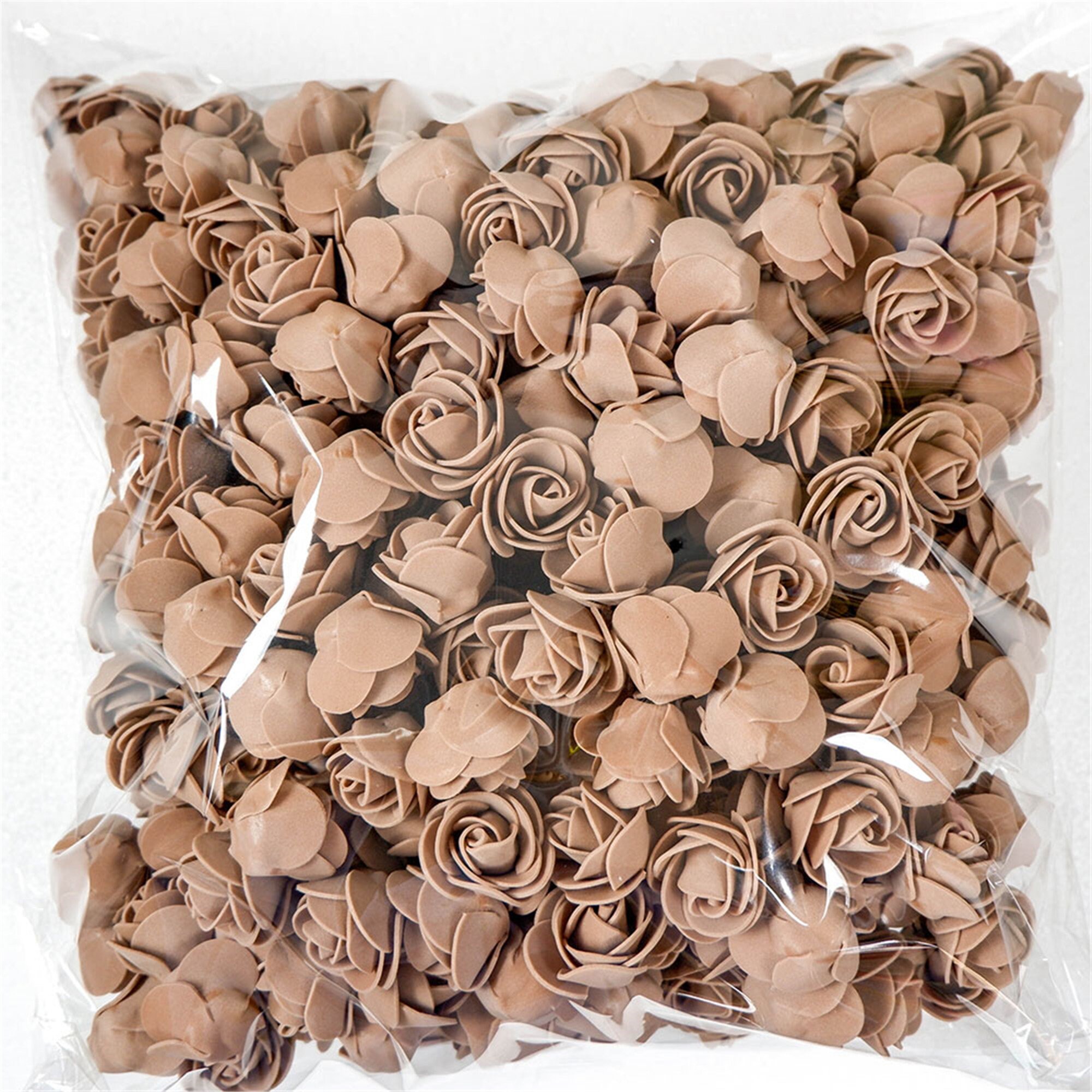 500PCS Foam Roses 3cm Artificial Foam Flower Heads DIY Rose Etsy