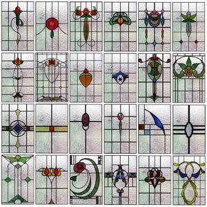 Custom size 3D Matte Window Film Stained Glass Decorative Uv Window Sticker Privacy Frosted Static Cling Window Decor