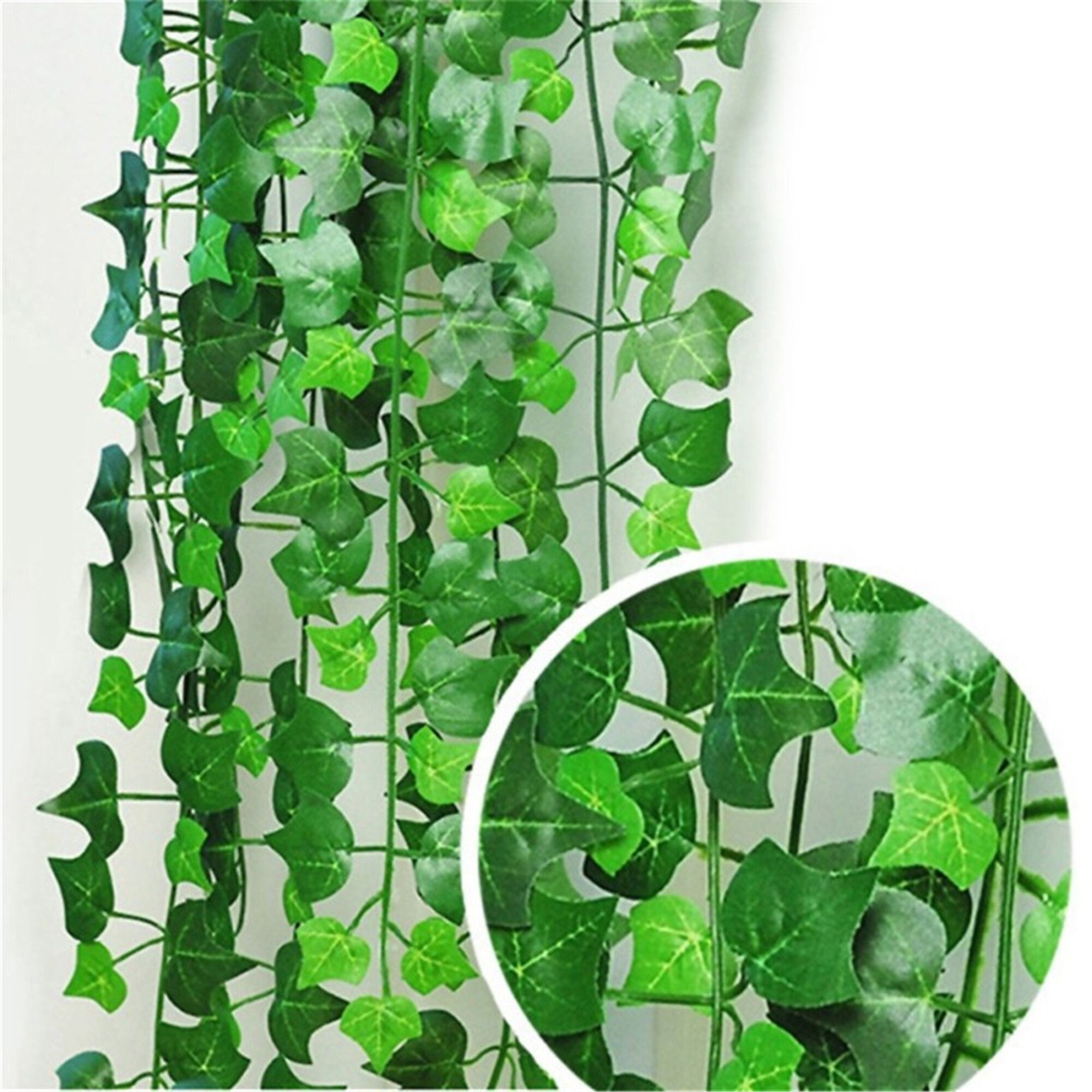 2M Artficial Vine Silk Ivy Green Plants Artificial Rattan Etsy