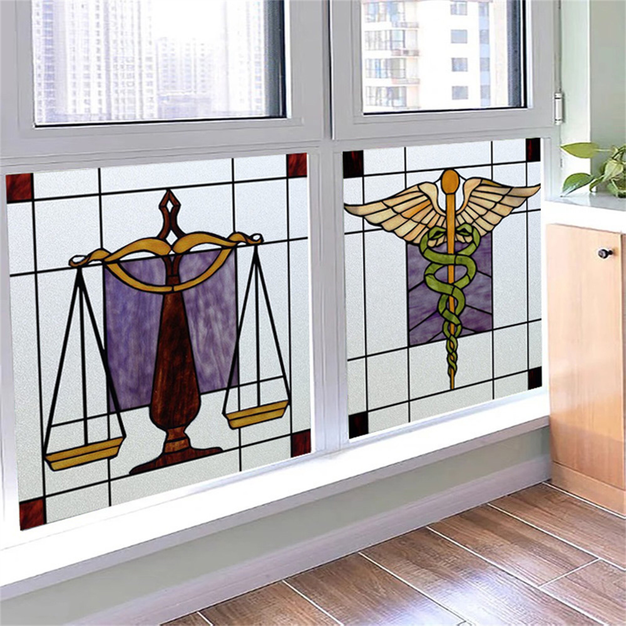 Window Film Frosted Stained Glass Films,customized Church Design Static ...