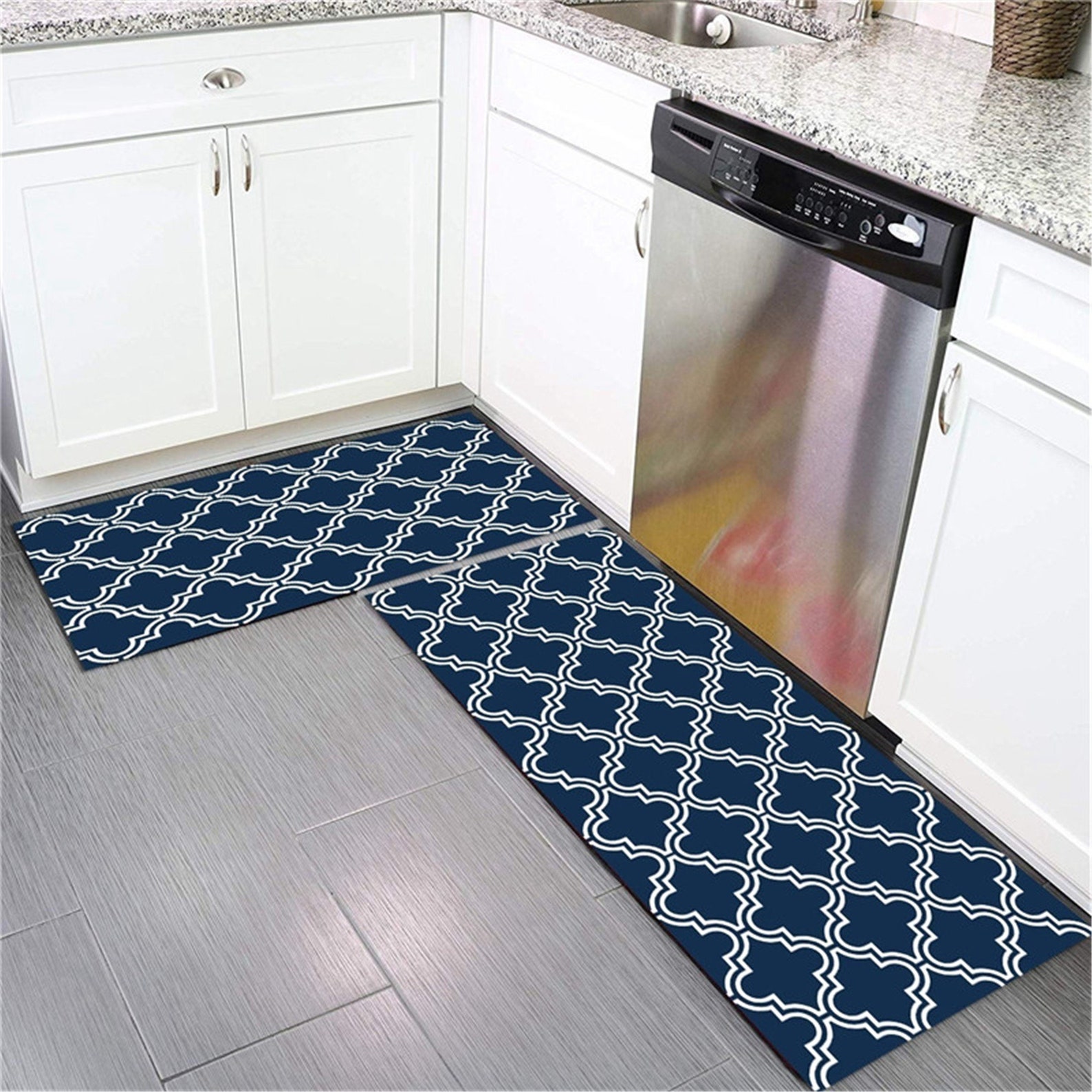 Bathroom Entrance Door Mat Washable Nonslip Kitchen Floor Mat Etsy