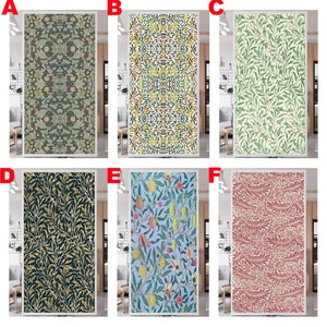 Custom Size Stained Glass Window Film Electrostatic Privacy Protection Reusable Removable Home-Decor