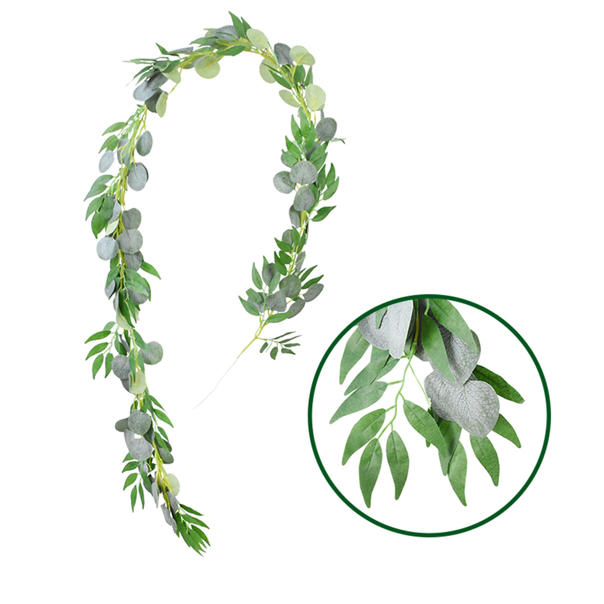 Eucalyptus Garland 67ft artificial eucalyptus garland Etsy