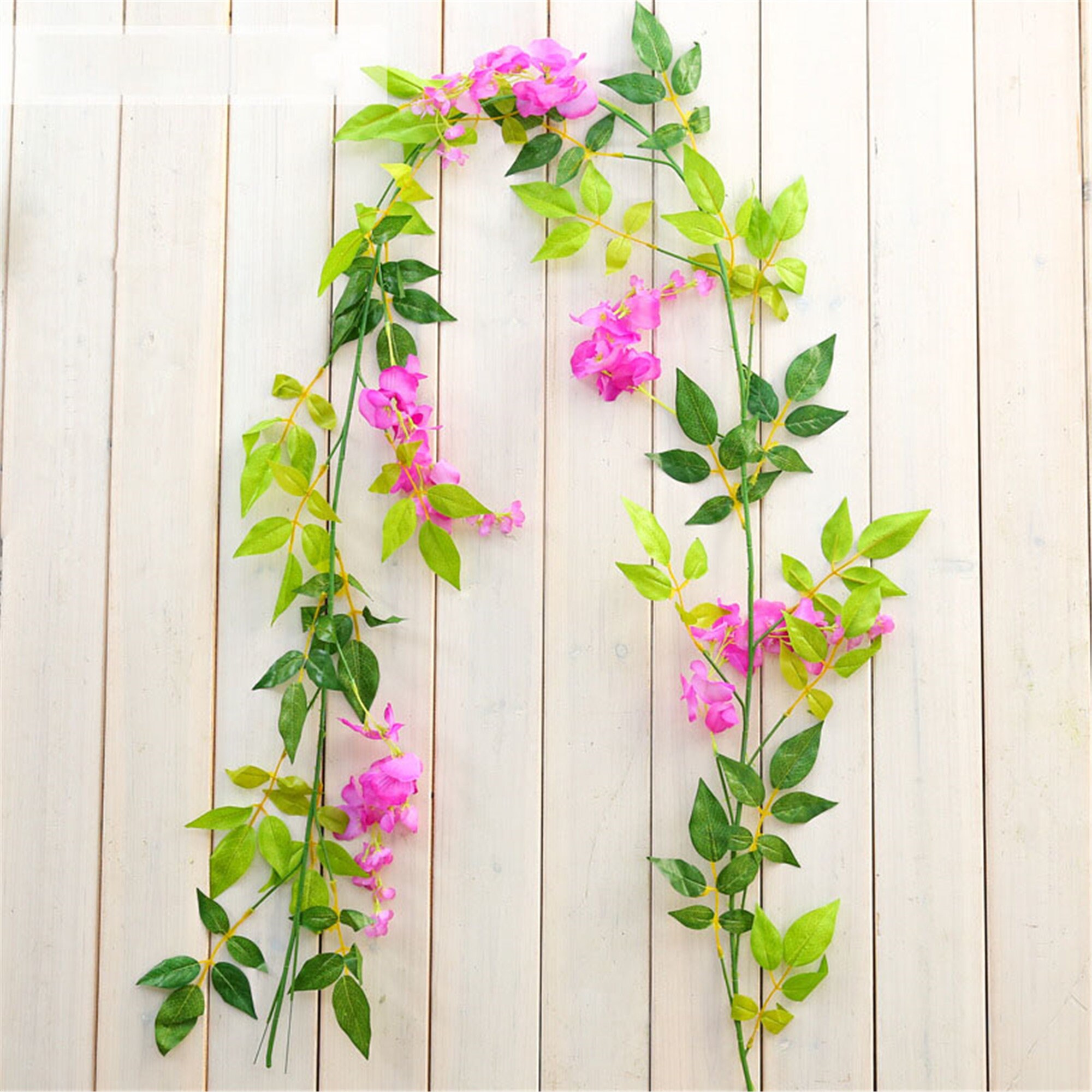 2M Wisteria Artificial Flowers Vine Garland Wedding Arch Etsy