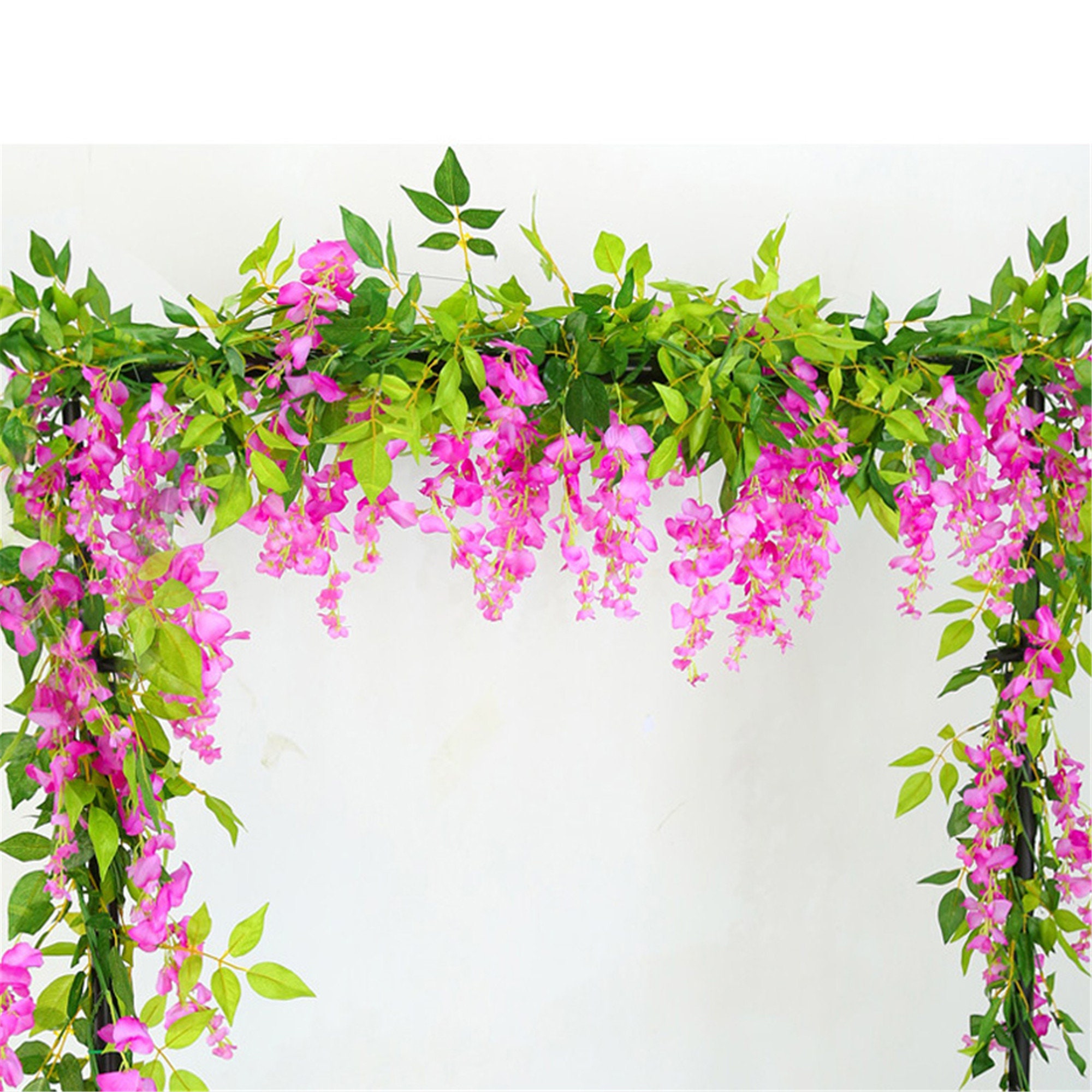 2M Wisteria Artificial Flowers Vine Garland Wedding Arch Etsy