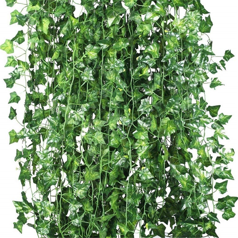 Fake Ivy LeavesSet of 12 Artificial Greenery vines for room Etsy