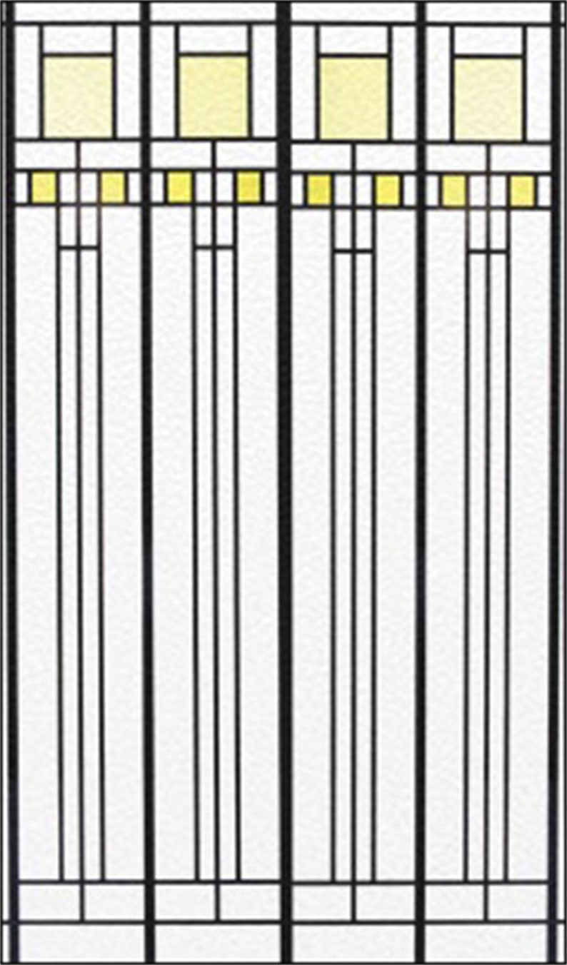 Custom Size Stained Glass Window Film Frosted Privacy Static Etsy